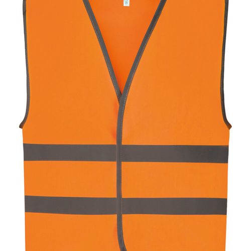 Hi-vis reflective border kids waistcoat (HVW102CH) Thumbnail