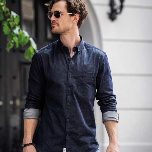 Torrance slim fit – raw and stylish denim shirt Thumbnail
