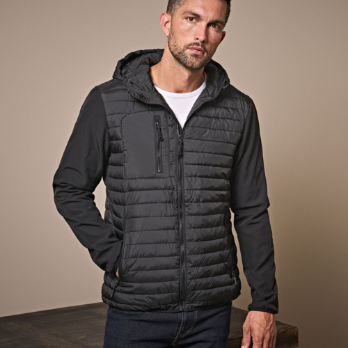 Tee Jays Men's Hooded Crossover Jacket TJ9628 Men's Hooded Crossover Jacket Thumbnail
