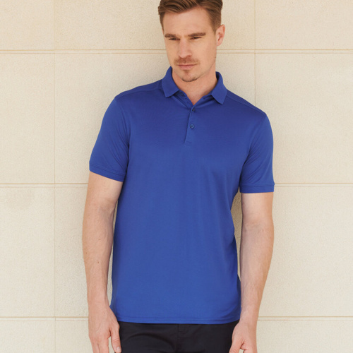 Stretch polo shirt with wicking finish (slim fit) Thumbnail
